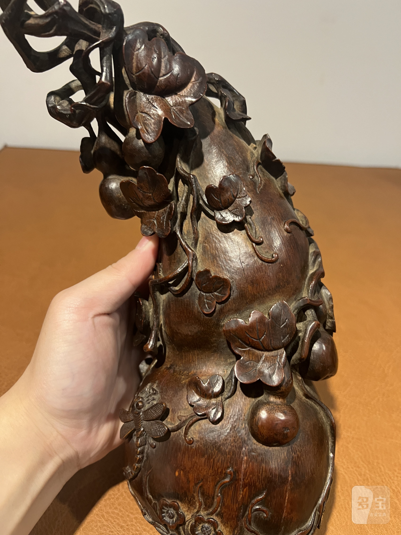 清中期 根雕福禄万代 - 图8